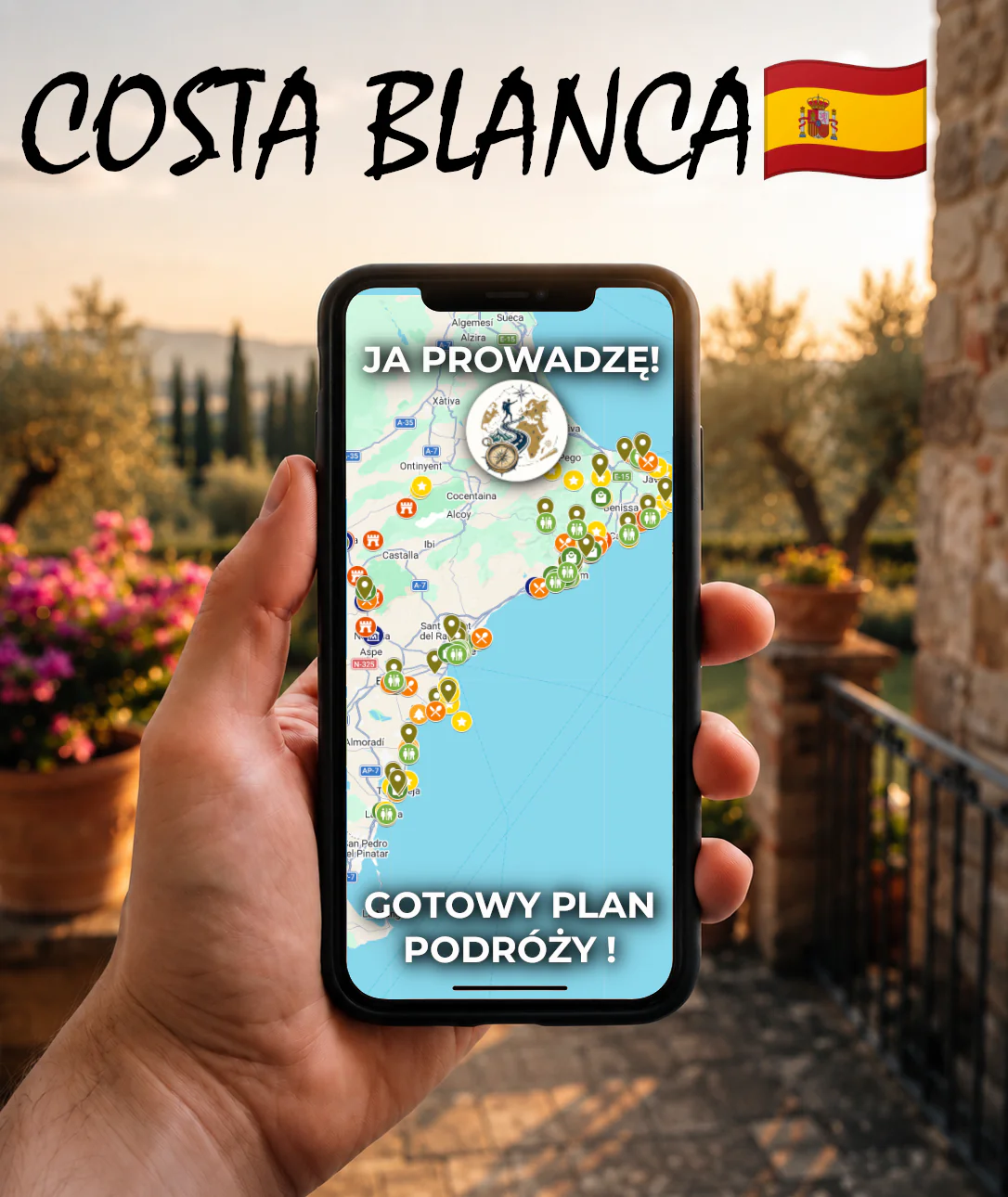 Costa Blanca - Alicante - interaktywna mapa atrakcji turystycznych